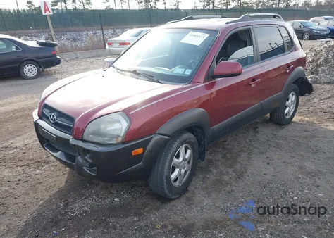 2005 Hyundai Tucson Gls/Lx из США, поврежденный, VIN KM8JN72D75U141447